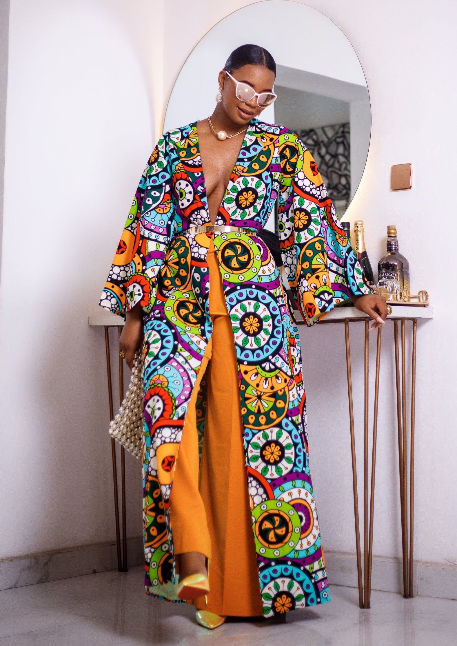 African Print Kimono Ankara Kimono Jacket African Kimono -  Hong Kong