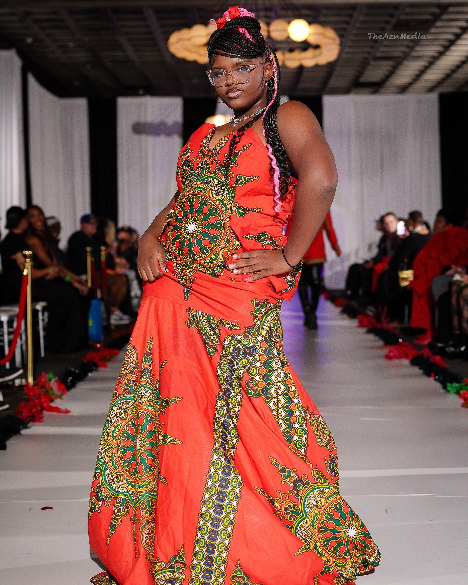 Nnwekorita Ankara Strapless Maxi Dress