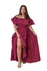 Nchedo Off-Shoulder Maxi Dress