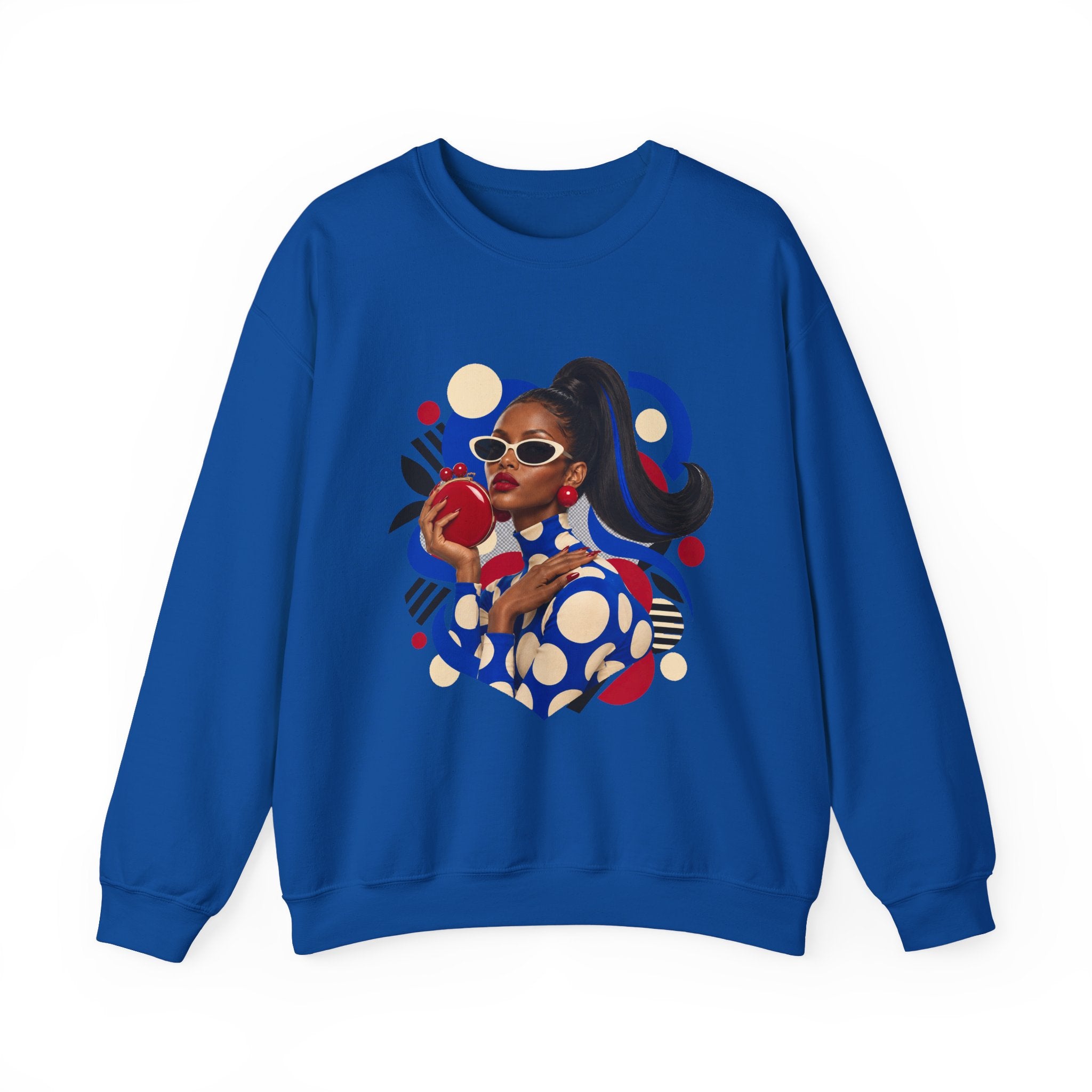Retro Pop Art Portrait Sweatshirt
