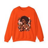Terracotta Dot Afro Women's Graphic Sweatshirt