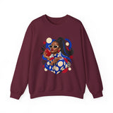 Retro Pop Art Portrait Sweatshirt