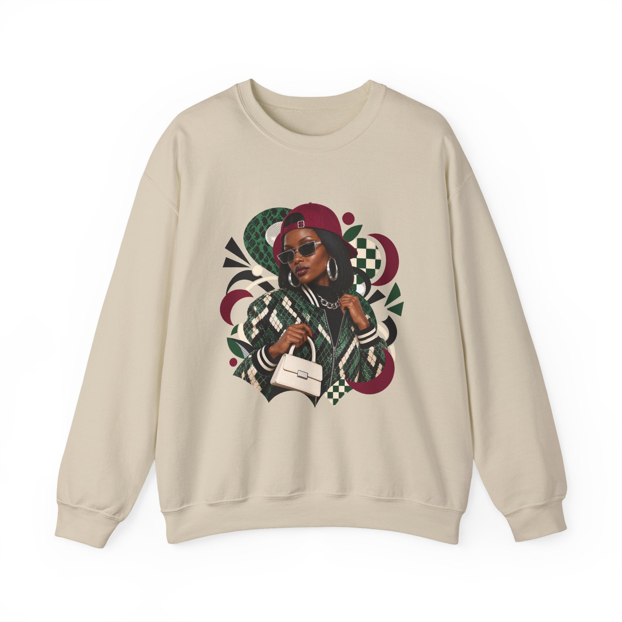 Emerald Snakeback Women's Graphic Sweatshirt