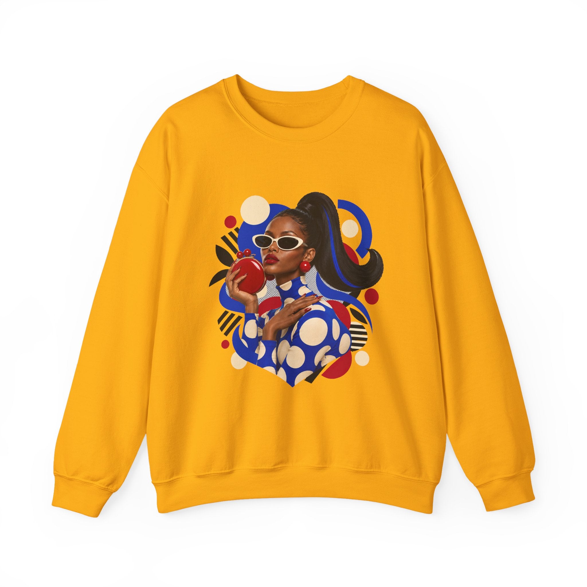 Retro Pop Art Portrait Sweatshirt