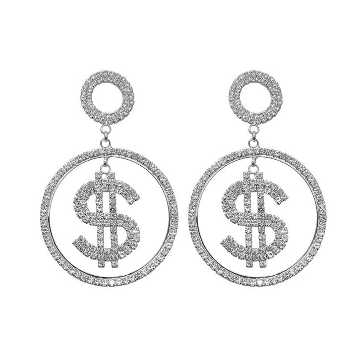 Dollar Symbol Earrings