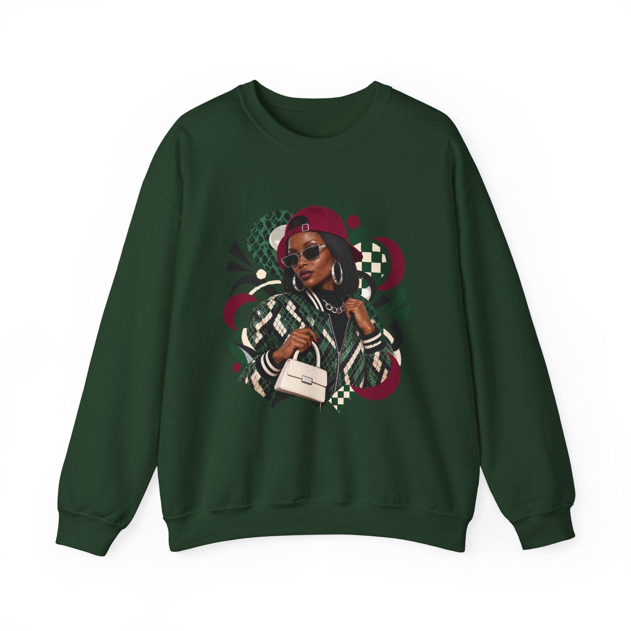 Emerald Snakeback Women's Graphic Sweatshirt