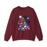 Retro Pop Art Portrait Sweatshirt