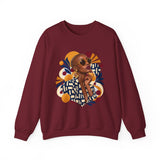 Afro Chic Portrait Crewneck Sweatshirt
