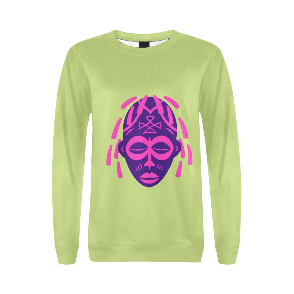 Voyo Mask Lime Sweatshirt