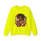 Terracotta Dot Afro Women's Graphic Sweatshirt