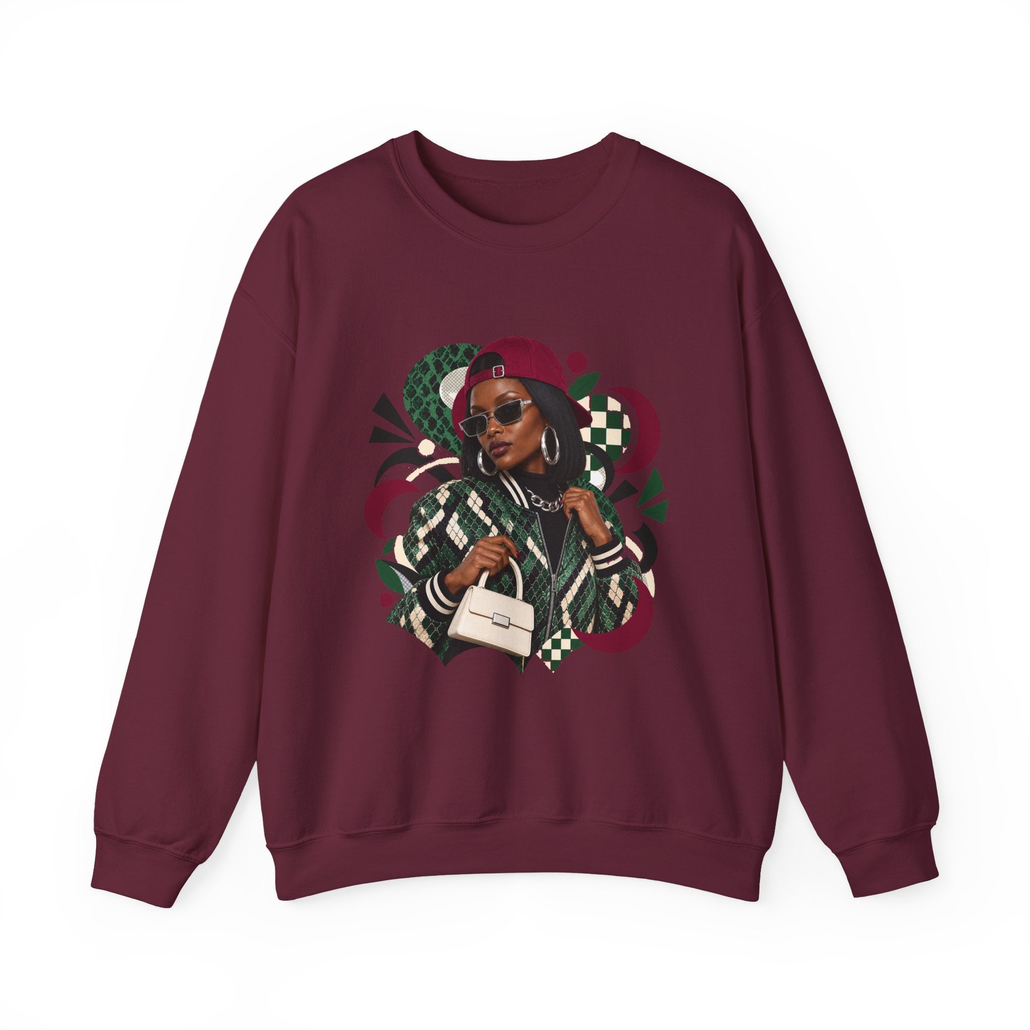 Emerald Snakeback Women's Graphic Sweatshirt
