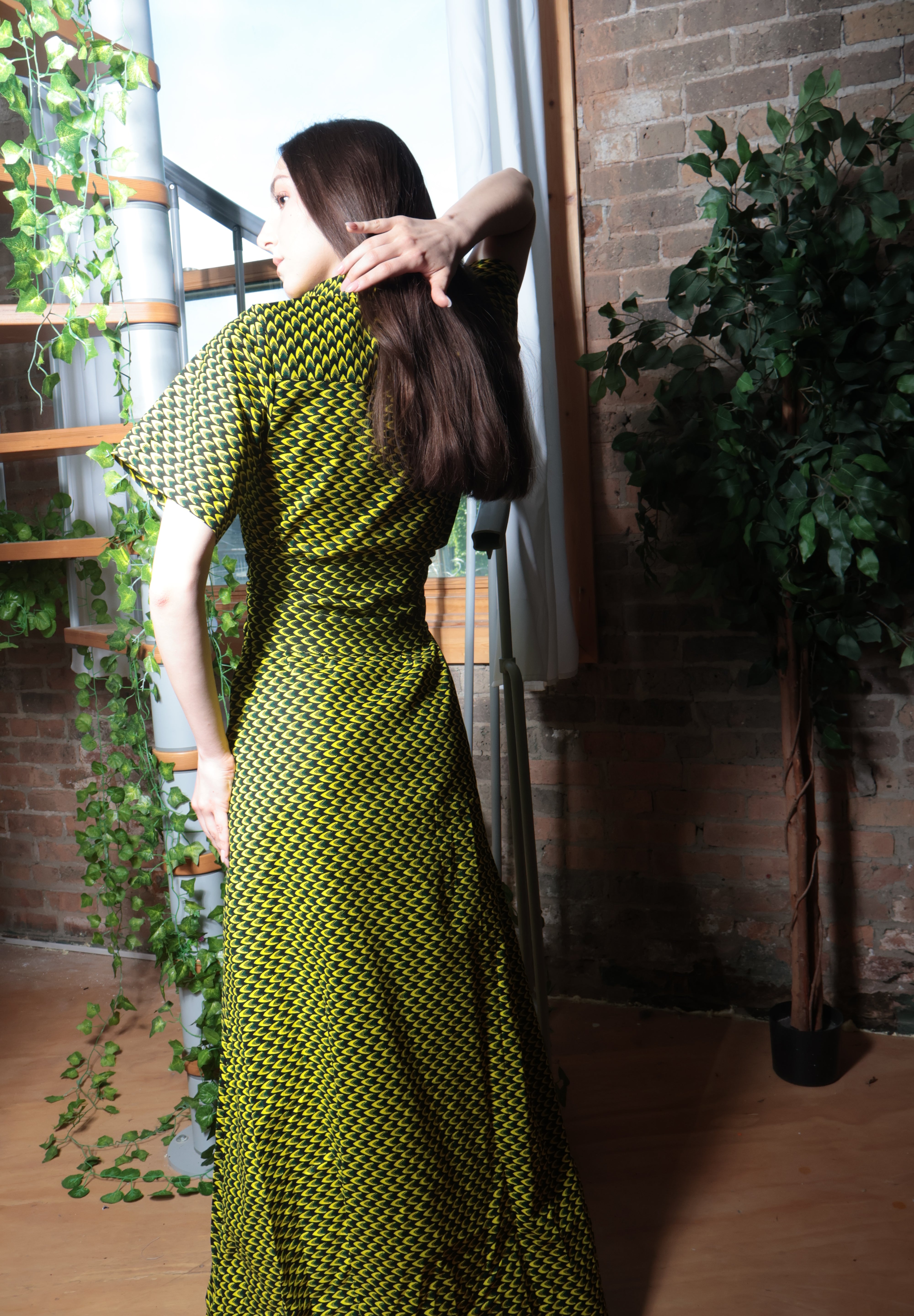 Nonye Kaftan Dress with Belt