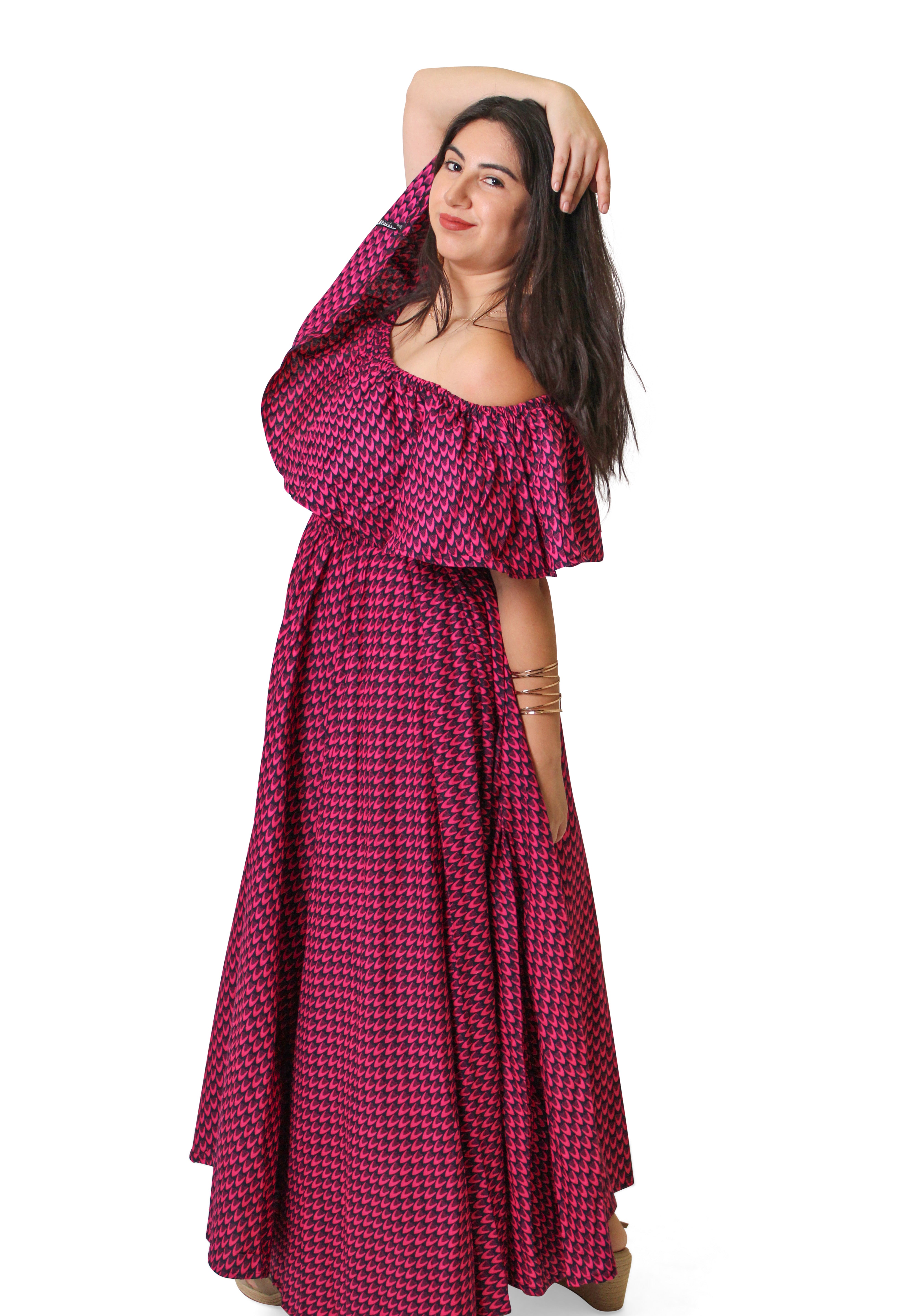 Nchedo Off-Shoulder Maxi Dress