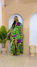 Isiada Kaftan Silk Ankara Kaftan