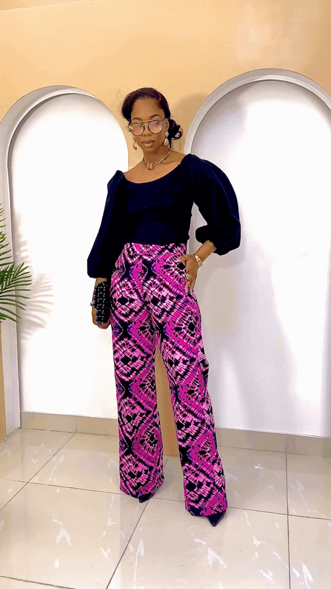 Ugwukaego Ankara Wide-Leg Pant