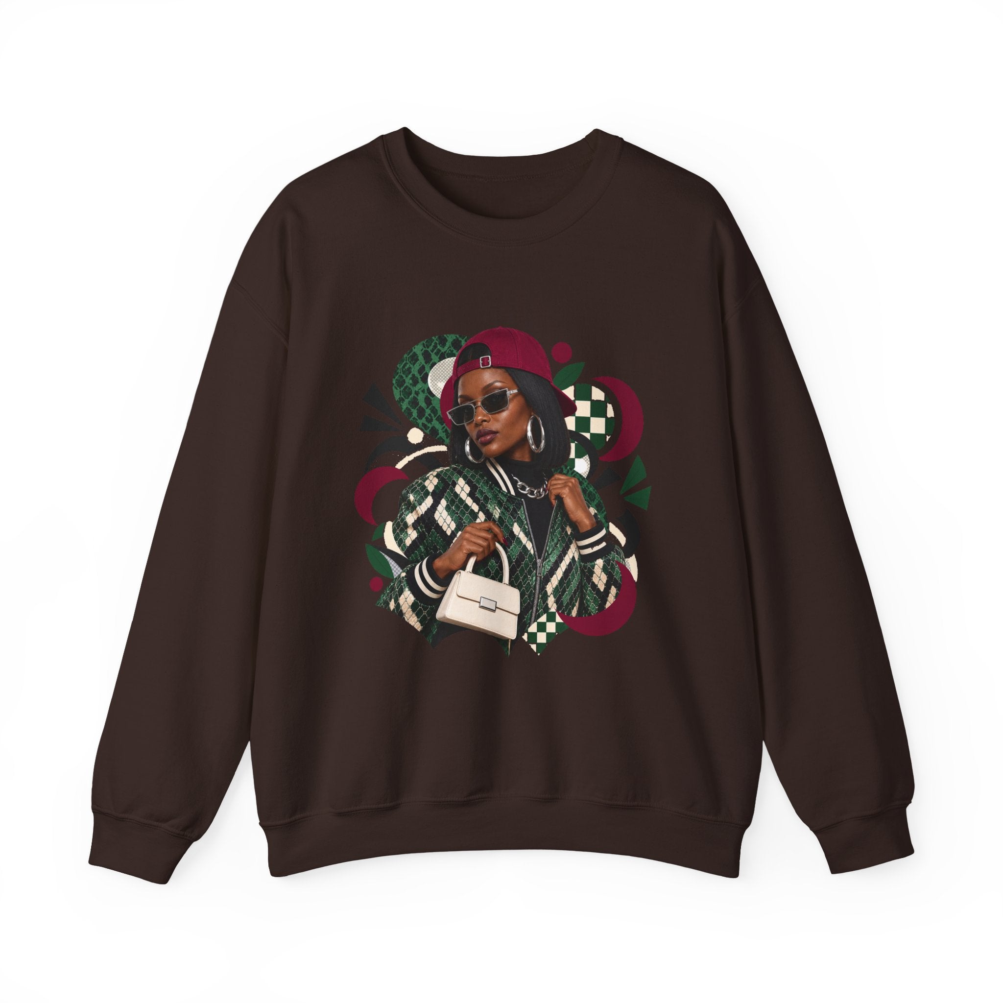 Emerald Snakeback Women's Graphic Sweatshirt