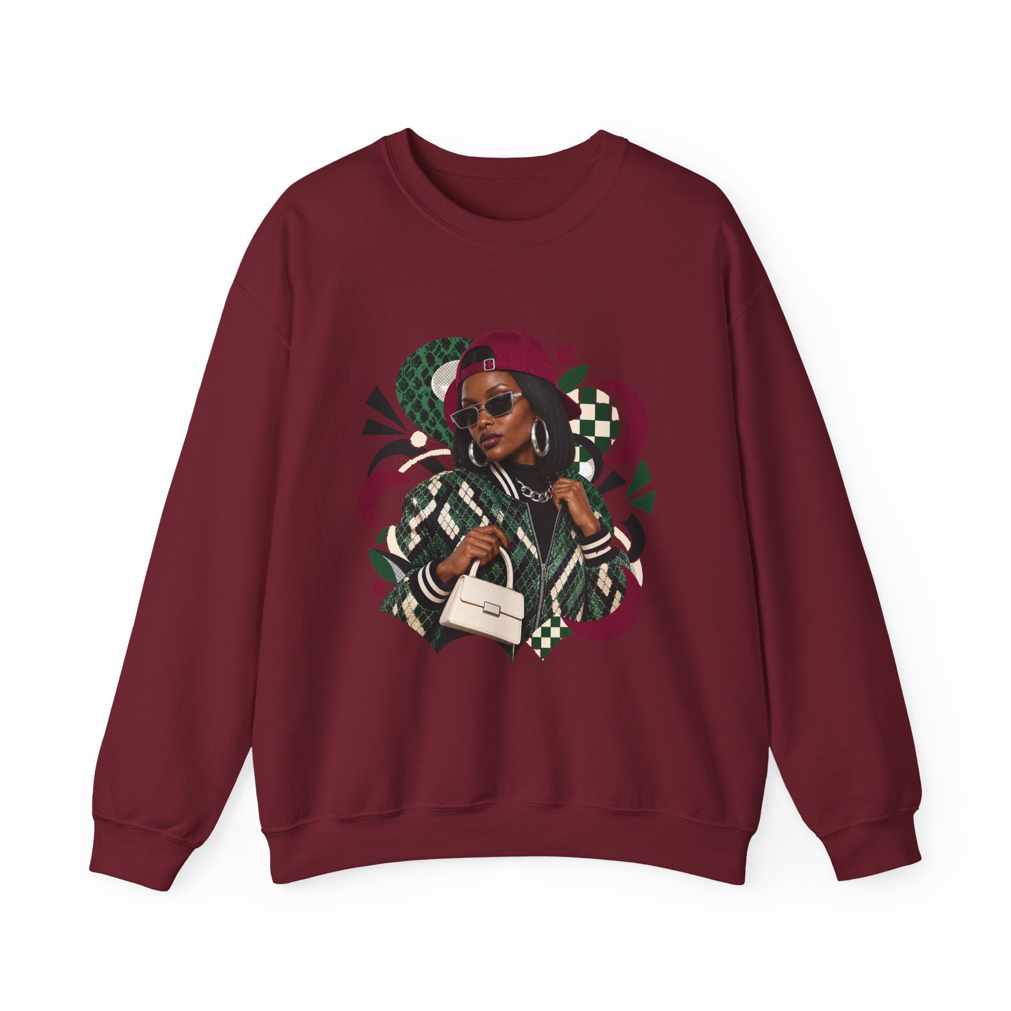 Emerald Snakeback Women's Graphic Sweatshirt