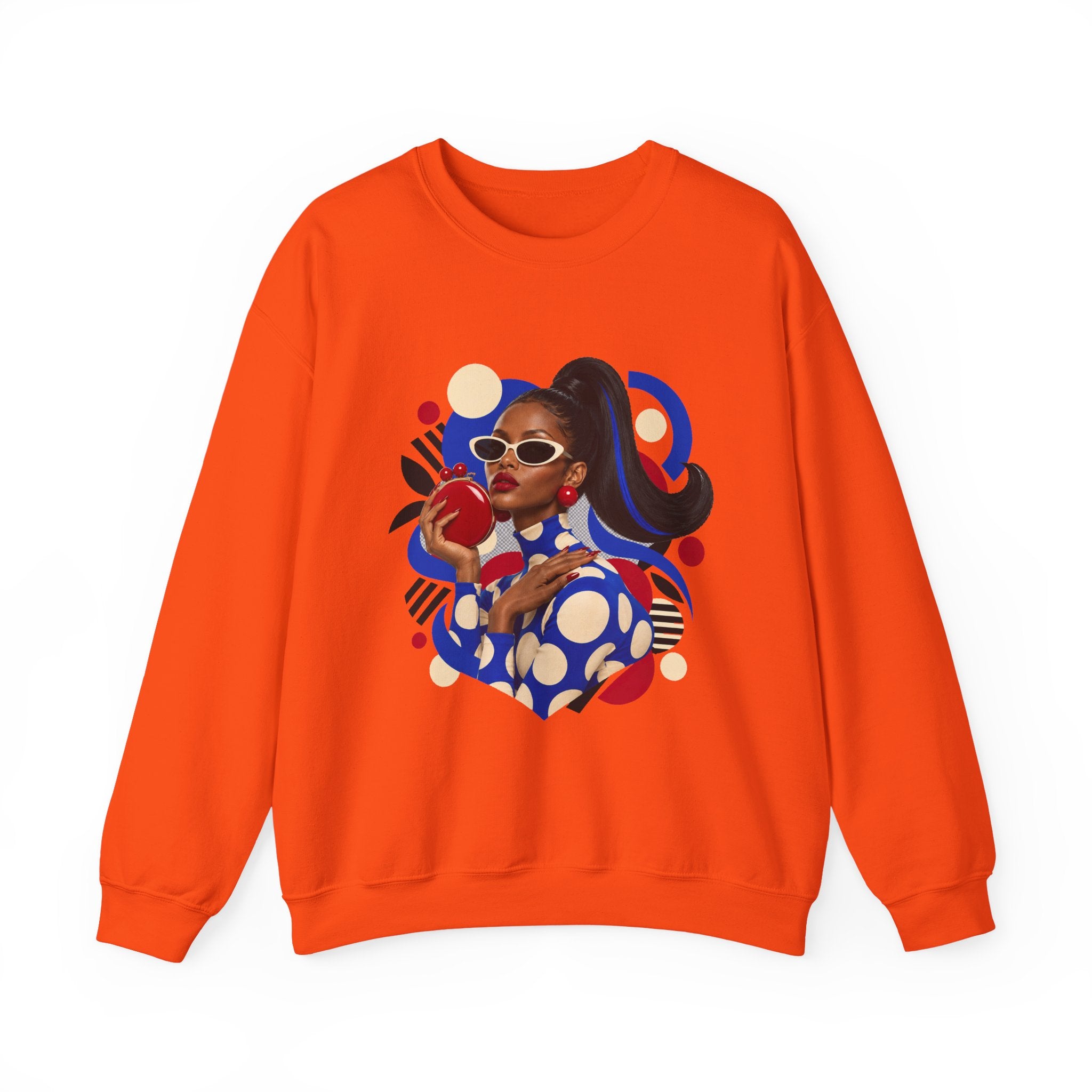 Retro Pop Art Portrait Sweatshirt