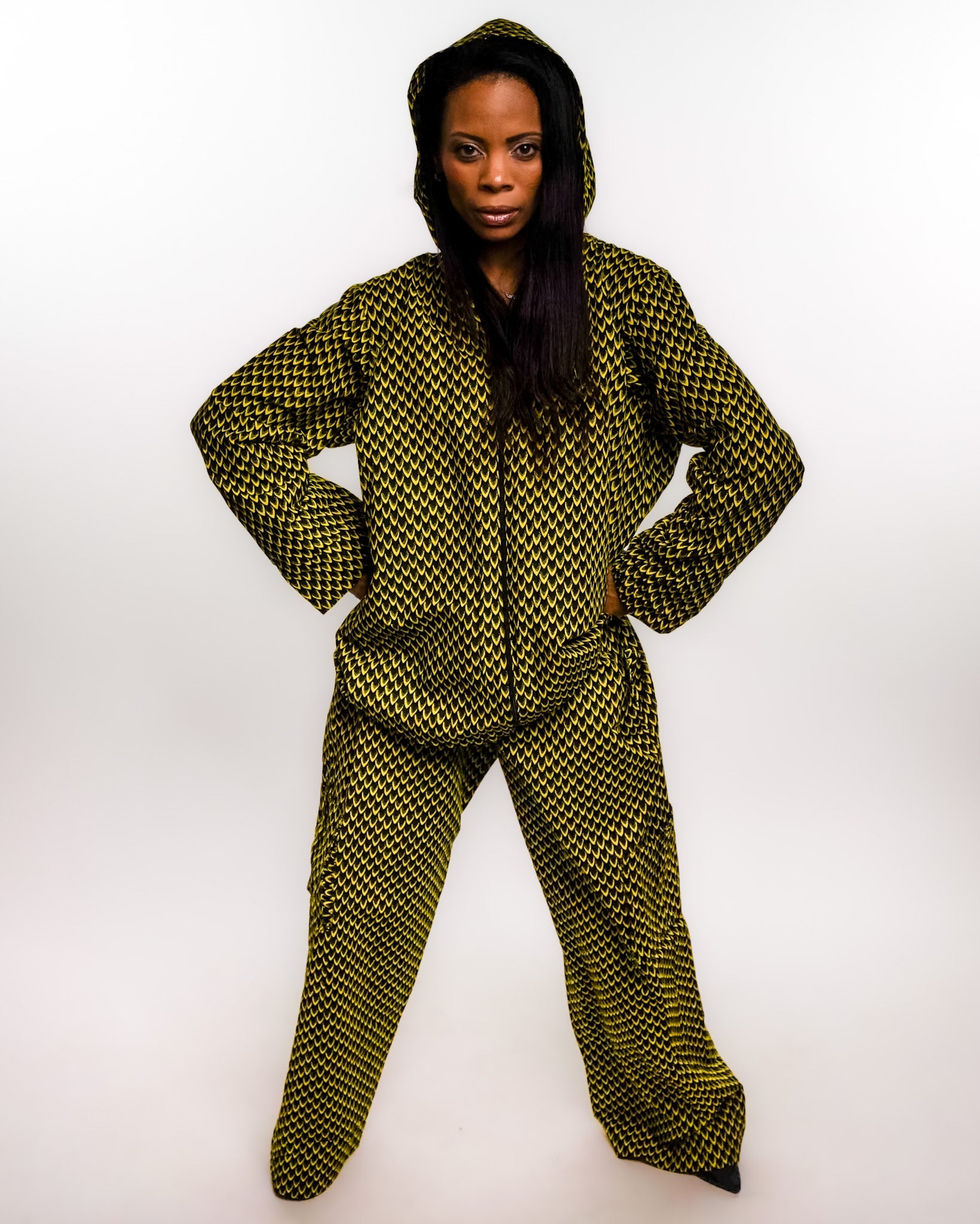Mkpari Print Hoodie & Jogger Set – Effortless Elegance & Comfort