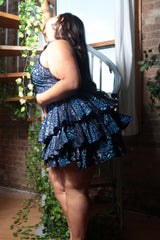 Kobina Crop Top and Triple Layered Skirt - Custom - These Fabrics Are Not Available - Please Pick Fabric