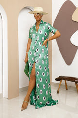 Adaocha Silk Ankara Kaftan
