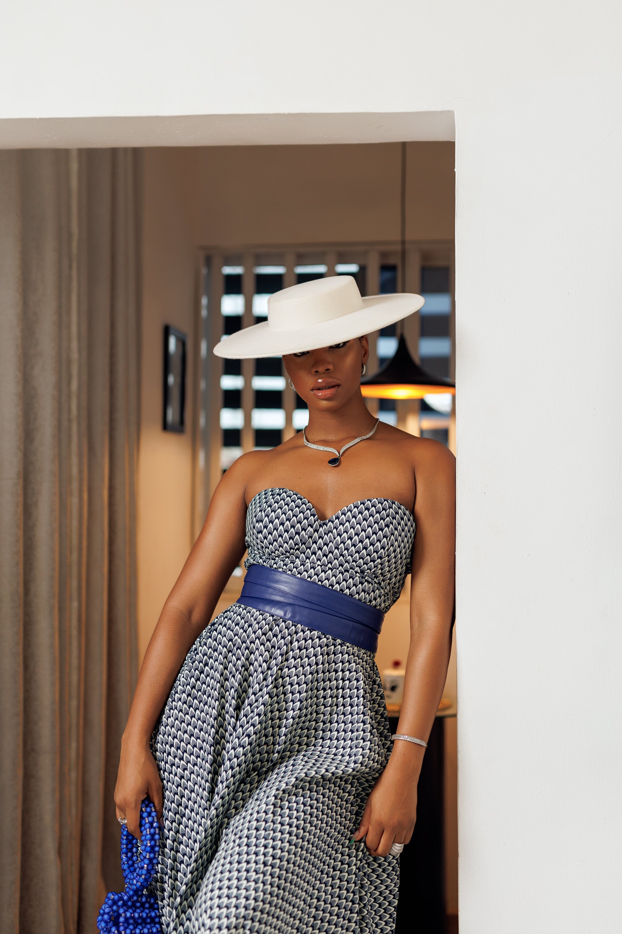 Ikem Strapless Sweetheart Neckline Dress