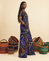 Ewecham Adire Relaxed Jumpsuit - Effortless Luxury
