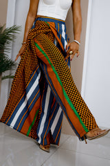 Akuluuno Patchwork Pants Skirt