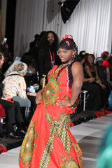 Nnwekorita Ankara Strapless Maxi Dress