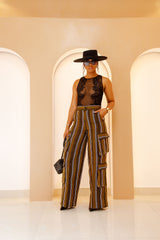 Chibuzo Aso Oke Cargo Pant