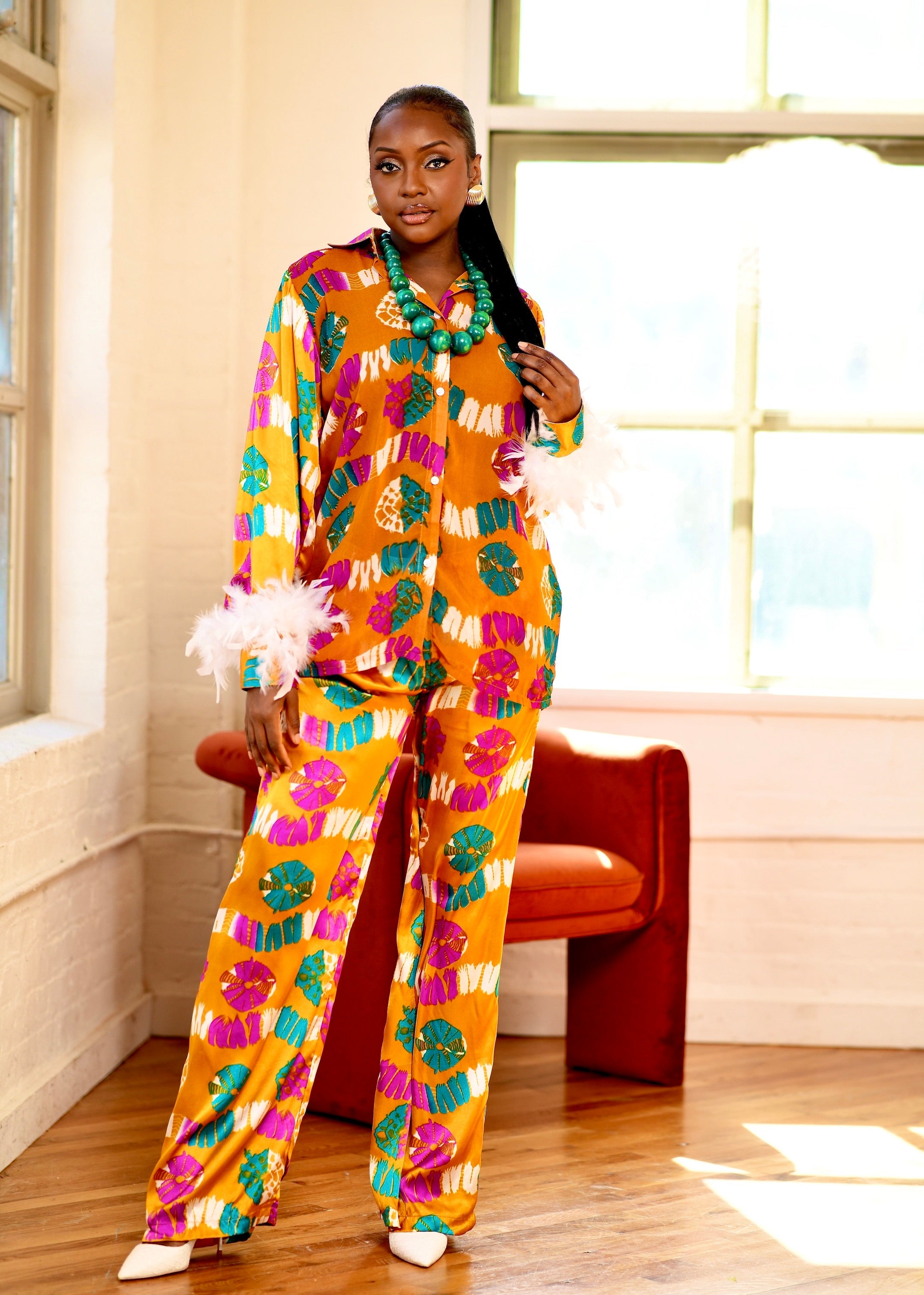 Fechi Square Satin Set
