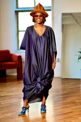 Uza Denim Kaftan Dress