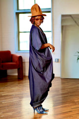 Uza Denim Kaftan Dress