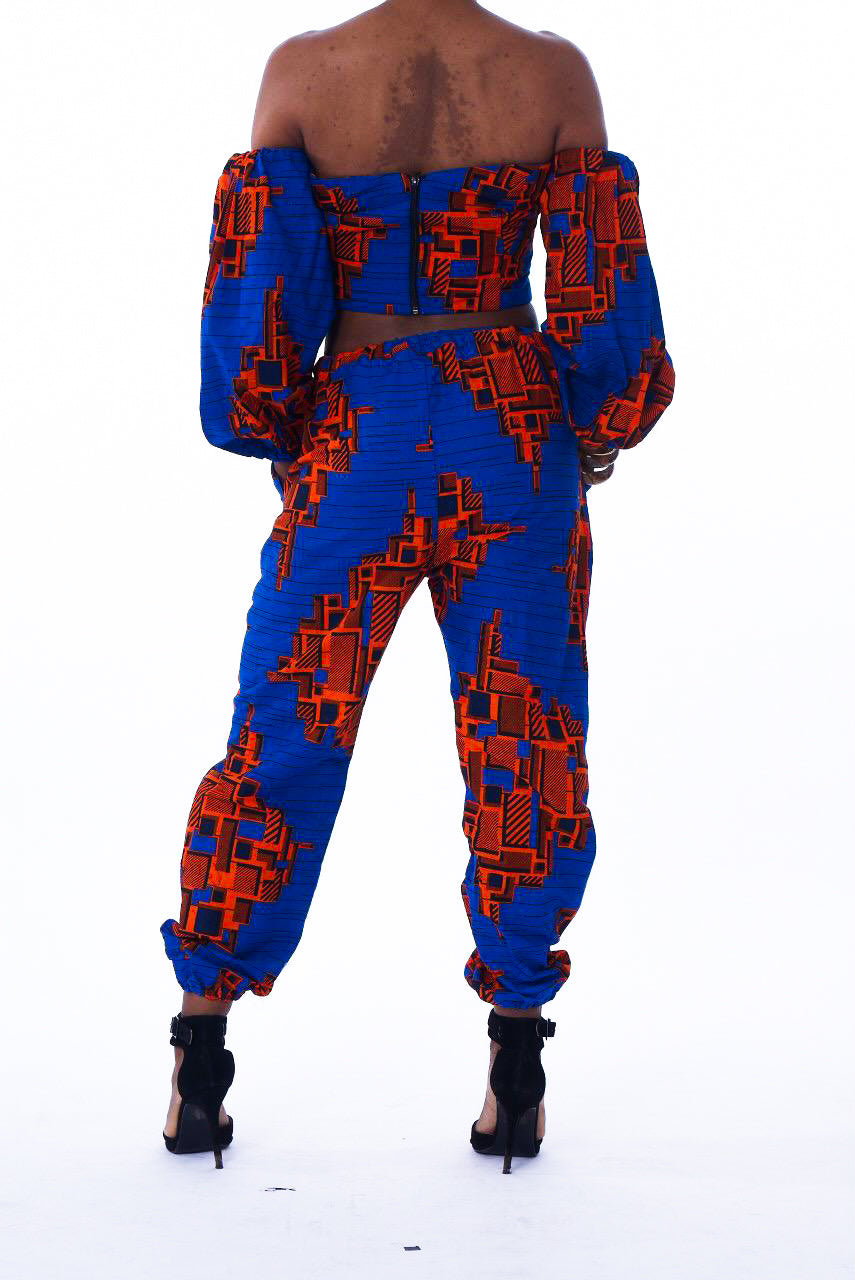 Ijo Customisable Ankara Dancing Outfit (Two-Piece Set)