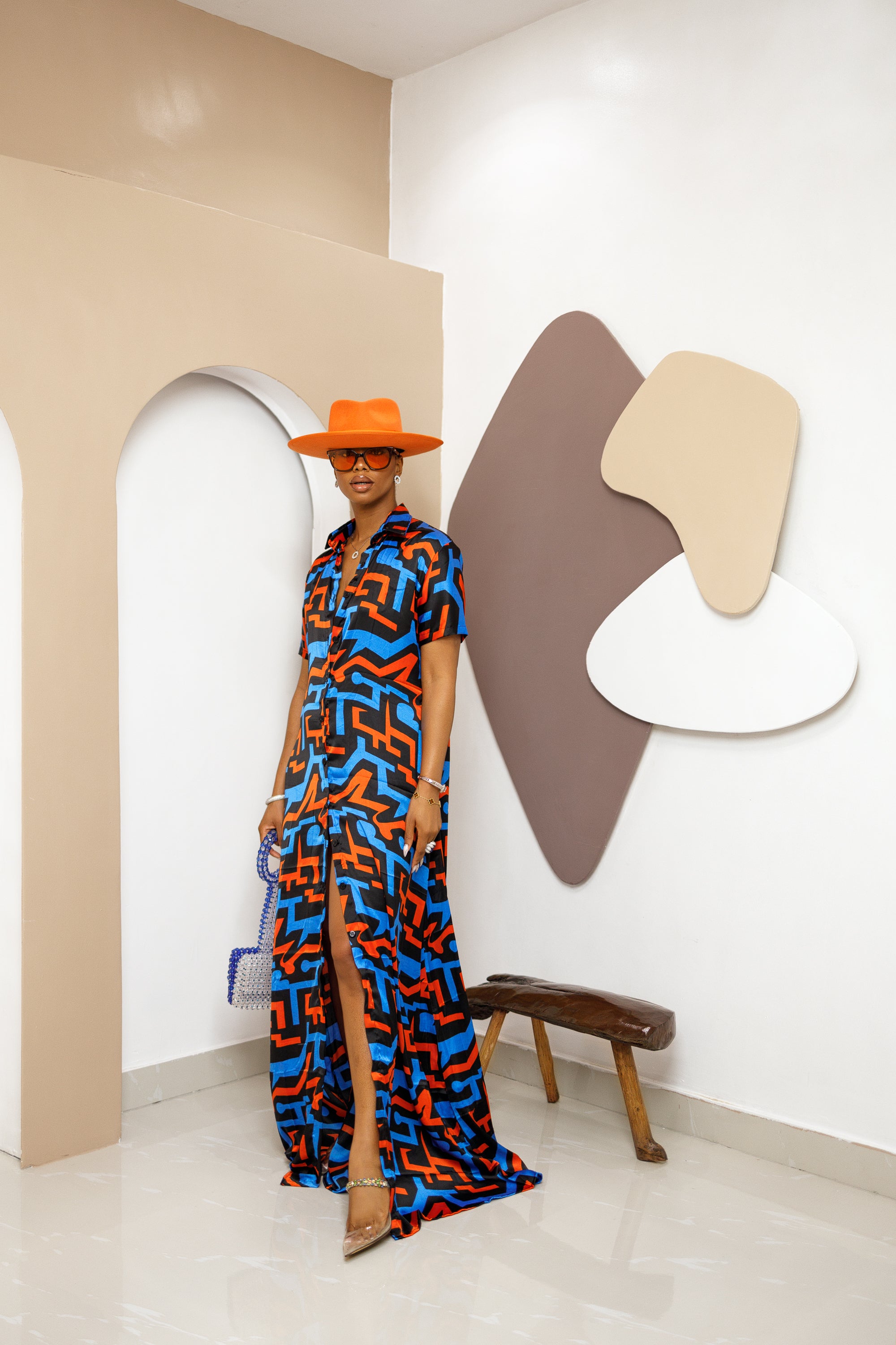 Enyiada Silk Ankara Kaftan