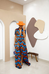 Enyiada Silk Ankara Kaftan