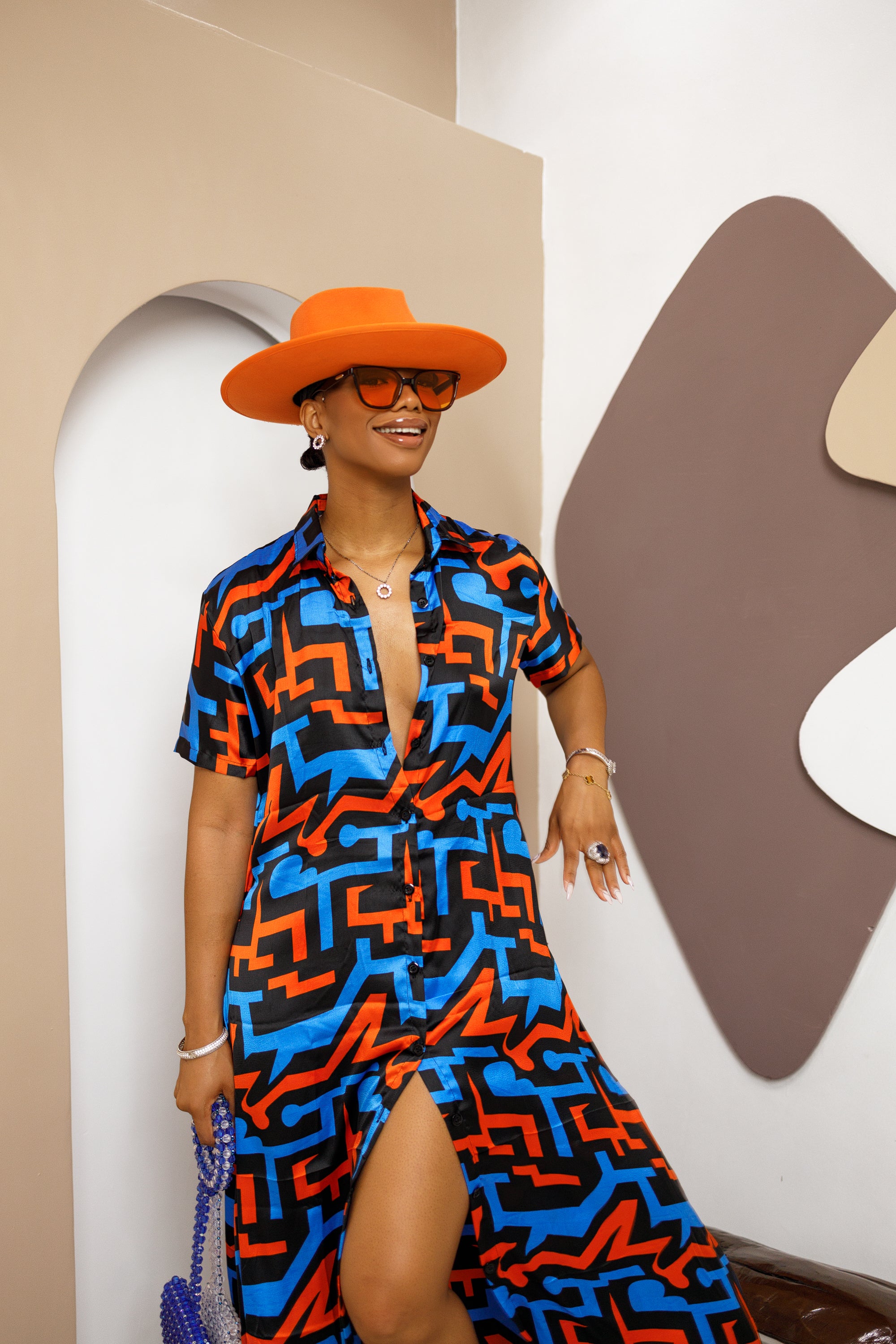 Enyiada Silk Ankara Kaftan