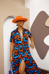 Enyiada Silk Ankara Kaftan
