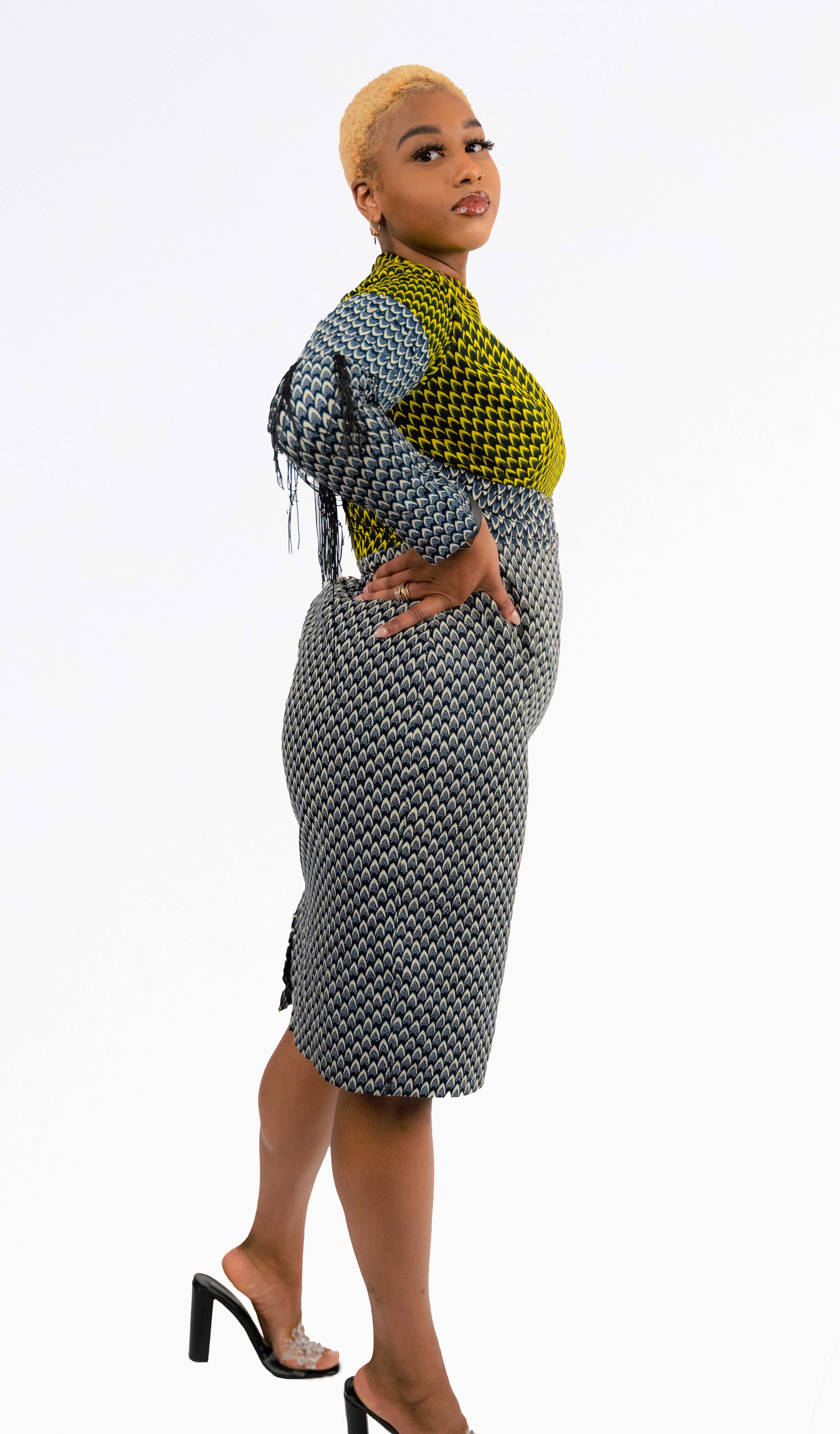 Higo Midi Dress