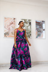 Fundua Backless Maxi Dress