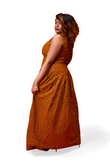 Iriji Ankara Sleeveless Maxi Dress