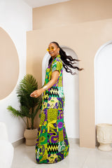 Isiada Kaftan Silk Ankara Kaftan