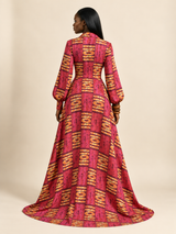 Agboo Silk Charmeuse Bias-Cut Gown | Parisian Luxury