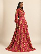 Agboo Silk Charmeuse Bias-Cut Gown | Parisian Luxury