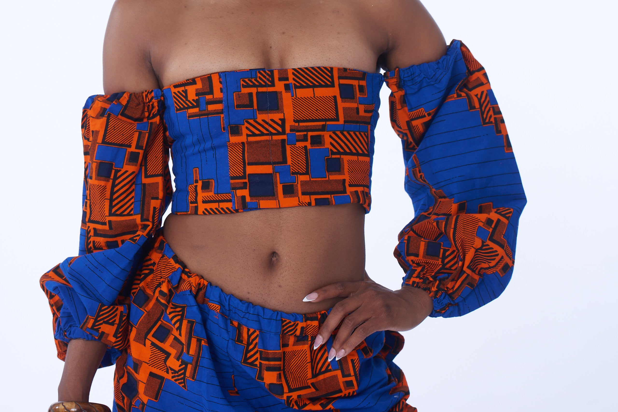 Ijo Customisable Ankara Dancing Outfit (Two-Piece Set)