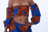 Ijo Customisable Ankara Dancing Outfit (Two-Piece Set)