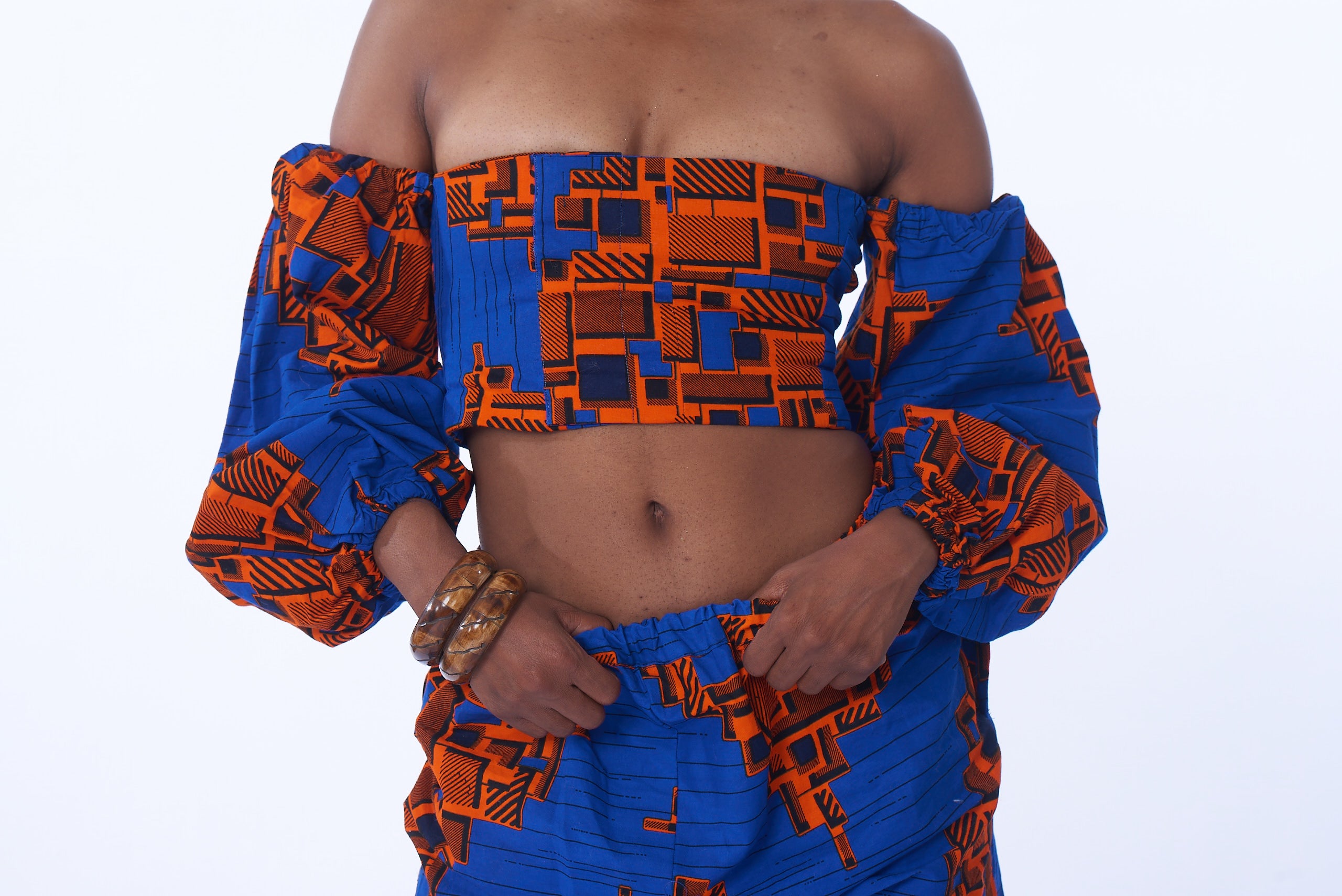 Ijo Customisable Ankara Dancing Outfit (Two-Piece Set)