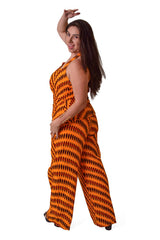Oba Halter Peplum Top & Pants Set