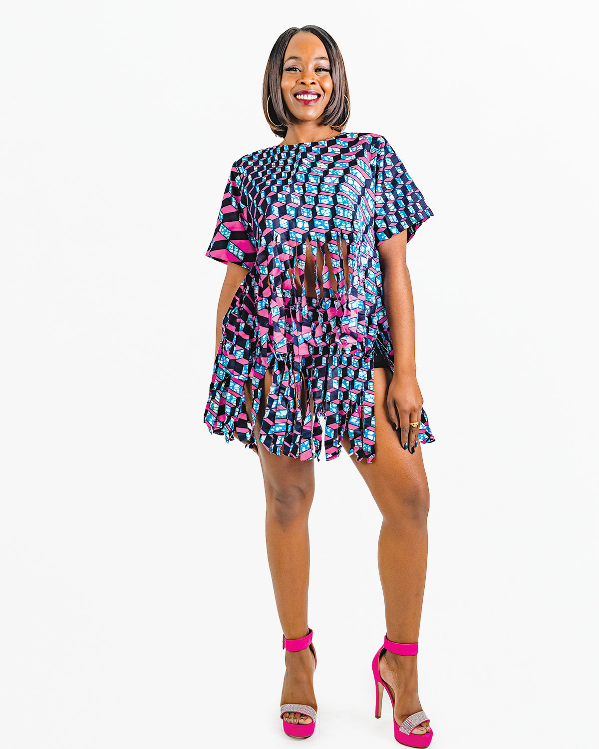 Adamma  Customisable Ankara Dancing Outfit (Two-Piece Set)