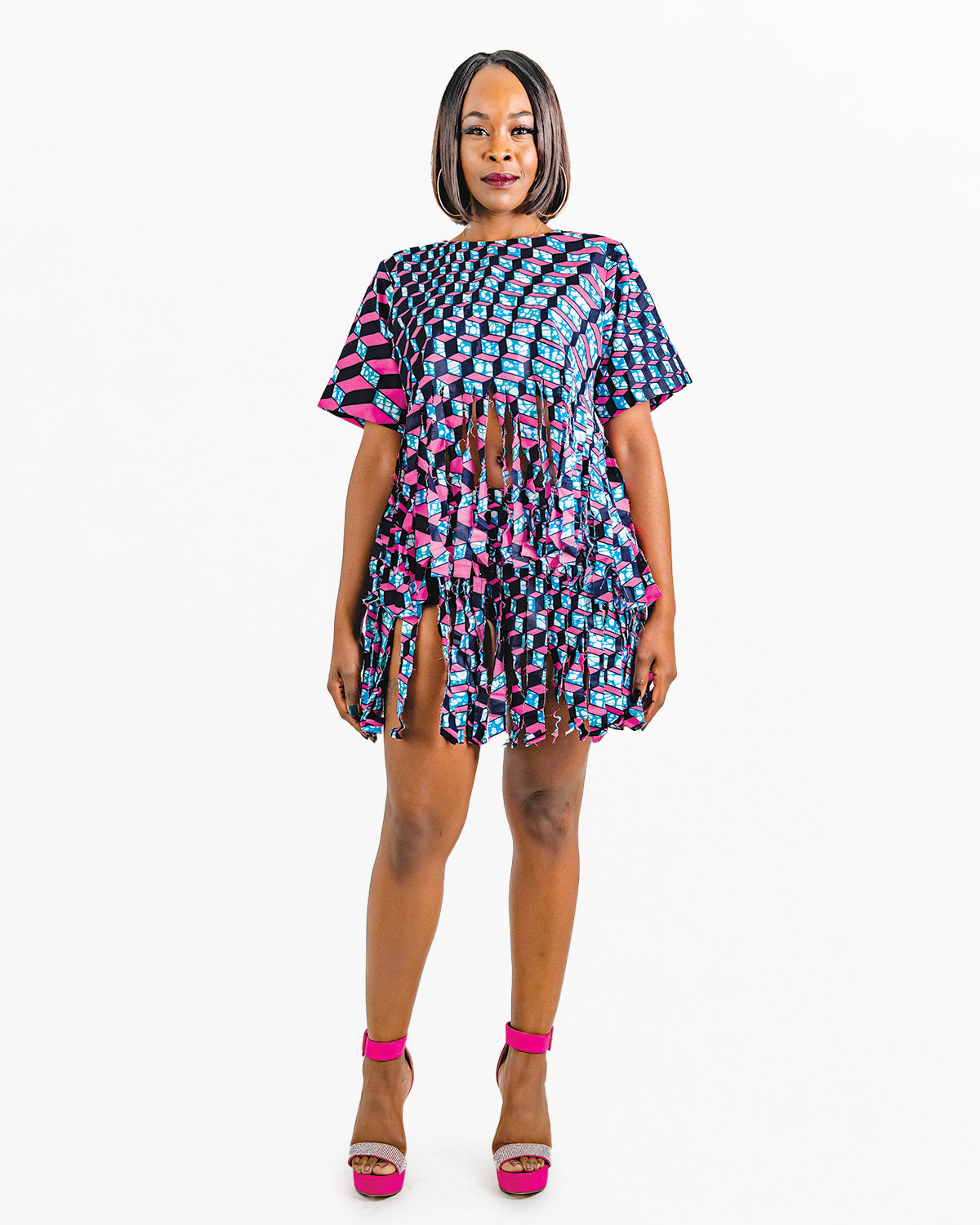 Adamma  Customisable Ankara Dancing Outfit (Two-Piece Set)